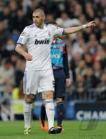 Fussball CHL  Saison 2010/2011: Karim Benzema (Real Madrid)