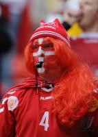 Fussball WM-Qualifikation:  DEN Fan