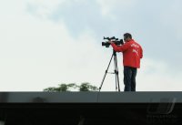Fussball 1. Bundesliga 2011/2012: VfB TV Kameramann Holger Laser