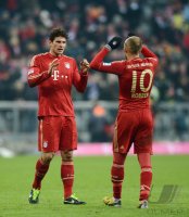 Fussball 1. Bundesliga Saison 12/13:  JUBEL FC Bayern Muenchen