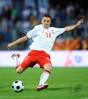 Fussball International Laenderspiel Polen - Mazedonien