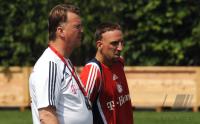 Fussball 1. Bundesliga: Training beim FC Bayern Muenchen
