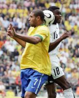 Fussball WM 2006: Brasilien - Ghana