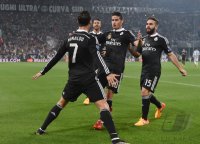 Fussball CHL 14/15 Halbfinale: JUBEL Cristiano Ronaldo (Real Madrid)