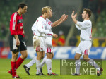 Fussball 1. Bundesliga: Leverkusen - Nuernberg, Jubel FCN