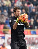 FUSSBALL SERIE A 2015/2016: Torwart Antonio Mirante (FC Bologna)
