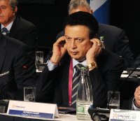 Fussball International 65. FIFA Kongress: Alfredo Hawit (Honduras, Praesident CONCACAF)