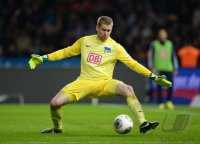 Fussball 1. Bundesliga  Saison 2013/2014: Torwart Thomas Kraft (Hertha)