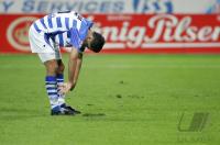 Fussball 1. Bundesliga: Duisburg - Frankfurt, AHANFOUF enttaeuscht