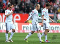 Fussball 1. Bundesliga, Saison 2011/2012:  1. FC Nuernberg - FC Bayern Muenchen
