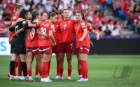 Fussball Frauen Euro 2025  Eroeffnungsspiel: Schweiz - Norwegen
