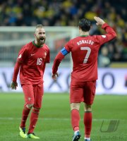 Fussball WM Qualifikation 2014 Playoff: JUBEL Cristiano Ronaldo (Portugal)