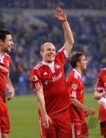 FUSSBALL, DFB Pokal Halbfinale: JUBEL  Arjen Robben (FCB)
