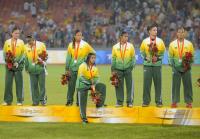 FUSSBALL  Olympia 2008   Finale    Brasilien - USA