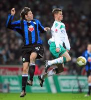 FUSSBALL 1. BUNDESLIGA: Bremen - Wolfsburg