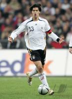 Fussball Nationalmannschaft: BALLACK Einzelaktion am Ball