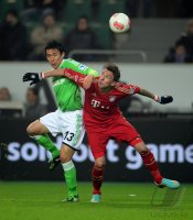Fussball, 1. Bundesliga Saison 2012/2013: VfL Wolfsburg - Bayern Muenchen