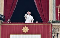 Rom;  Papst Franziskus I. spricht den Urbi Et Orbi Segen