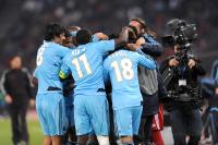 FUSSBALL  International CHL 09/10   JUBEL Olympique Marseille