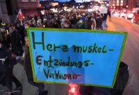 Demonstration von Gegner der Corona-Massnahmen in Reutlingen