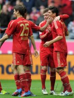 Fussball 1. Bundesliga, Saison 2011/2012:  FC Bayern Muenchen - TSG 1899 Hoffenheim