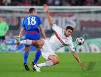 FUSSBALL  International CHL 09/10  VfB Stuttgart - Glasgow Rangers