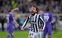 Fussball Europa League Saison 2013/2014: JUBEL Andrea Pirlo (Juventus Turin)