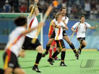 HOCKEY  Olympia 2008  Peking  Finale Deutschland - Spanien