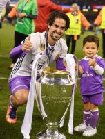 Fussball Champions League Finale 2017: JUBEL Isco (Real Madrid)