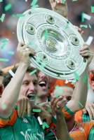 Fussball 1. Bundesliga, Saison 2003/2004:  SV Werder Bremen - Bayer 04 Leverkusen