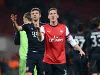 FUSSBALL INTERNATIONAL CHL ACHTELFINALE 12/13:  FC Arsenal London - FC Bayern Muenchen