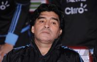 Fussball Nationalmannschaft : Trainer Diego Armando Maradona (ARG)