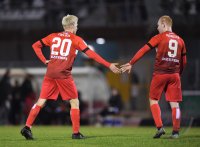 Fussball Regionalliga Suedwest 2021/2022 TSG Balingen - FC Rot Weiss Koblenz