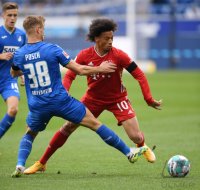 Fussball 1. Bundesliga Saison 20/21: TSG 1899 Hoffenheim - FC Bayern Muenchen