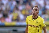 FUSSBALL 1. Bundesliga 13/14: Pierre-Emerick Aubameyang (Borussia Dortmund)