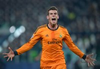 FUSSBALL  CHL  Saison 2013/2014: JUBEL Gareth Bale (Real Madrid)