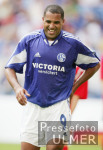 Fussball 1. Bundesliga: Schalke, AILTON lachend