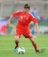 Fussball International Testspiel: Dmitry Torbinsky (Russland)