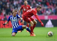 Fussball 1. Bundesliga Saison 15/16: FC Bayern Muenchen - Hertha BSC Berlin
