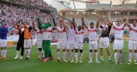 Fussball 1. Bundesliga  Saison 2010/2011:  JUBEL VfB Stuttgart