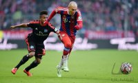 Fussball 1. Bundesliga Saison 14/15: FC Bayern Muenchen - Hamburger SV