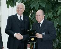 Fussball WM 2006: Empfang des Bayerischen Ministerpraesidenten