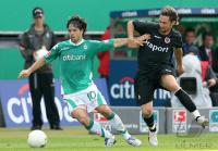 Fussball 1. Bundesliga: Bremen - Frankfurt