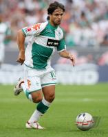 Fussball 1. Bundesliga: Werder, DIEGO Einzelaktion