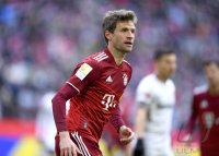 Fussball 1. Bundesliga Saison 21/22: FC Bayern Muenchen - Bayer 04 Leverkusen