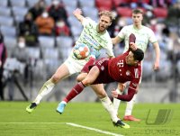 Fussball 1. Bundesliga Saison 21/22: FC Bayern Muenchen - SpVgg Greuther Fuerth