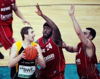 Basketball  1. Bundesliga 2008/2009   Walter Tigers - Brose Basket Bamberg