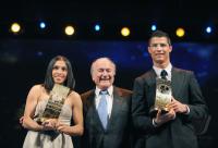 FIFA  World Player Gala  2008:   SIEGER Marta (BRA) und Ronaldo (POR)