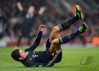 FUSSBALL INTERNATIONAL CHL ACHTELFINALE 12/13:  Mario Gomez (FC Bayern Muenchen)