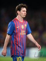 FUSSBALL INTERNATIONAL  CHL HALBFINALE 11/12: Lionel Messi (Barca)